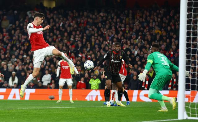 Arsenal vs RC Lens highlights - Six different Gunners scorers confirm  Champions League top spot 