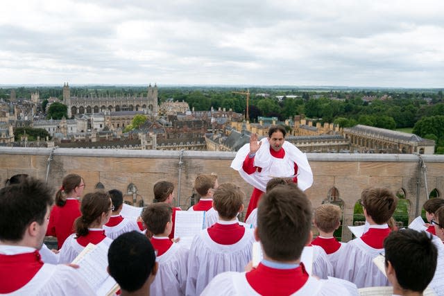 Ascension Day carol at St John’s Chapel – Cambridge