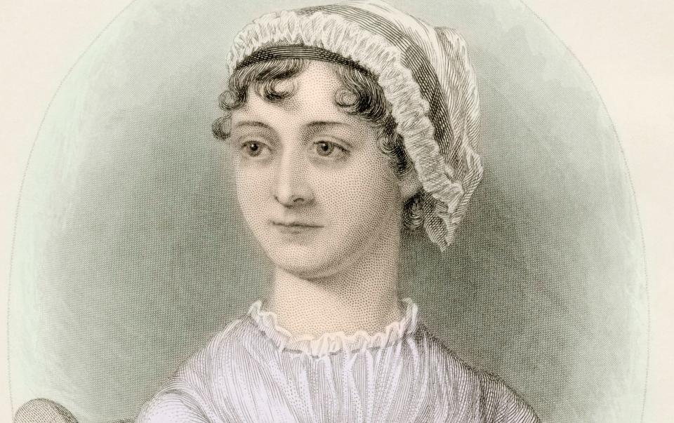 A portrait of the novelist Jane Austen - Universal History Archive