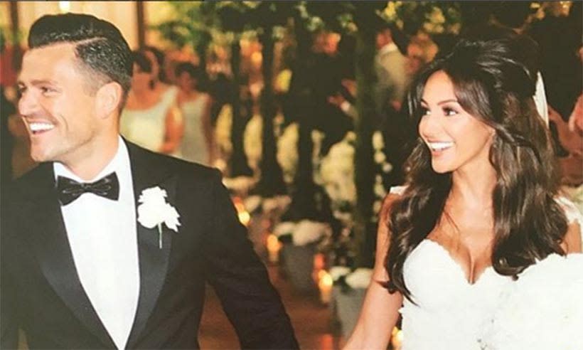 Mark Wright and Michelle Keegan celebrate their marriage by