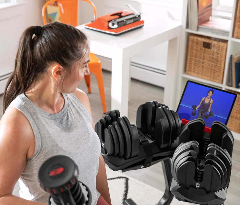 With the JRNY Platform, you can follow instructor-led workouts at home.<p>Courtesy Image</p>