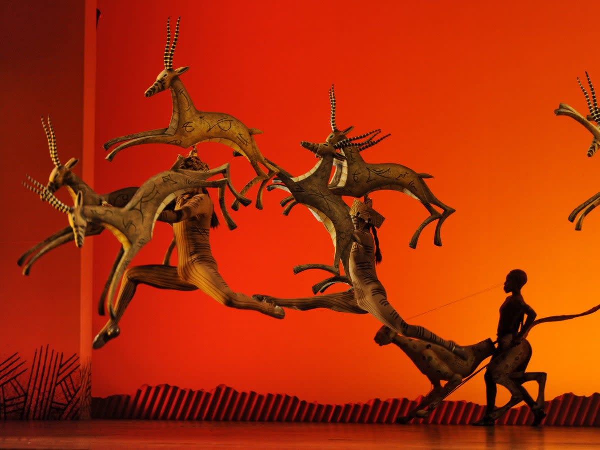 The stage production of ‘The Lion King’  (AFP via Getty Images)