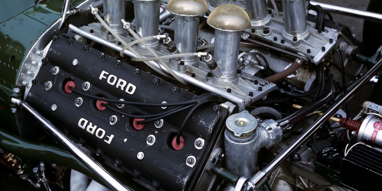 lotus ford 49, grand prix of the netherlands, circuit park zandvoort, 04 june 1967 ford cosworth dfv 30 v8 photo by bernard cahiergetty images