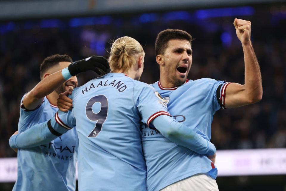 Rodri powered City into the lead (Getty Images)