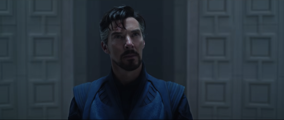 Benedict Cumberbatch in the <i>Doctor Strange in the Multiverse of Madness</i> trailer<span class="copyright">Marvel Studios</span>