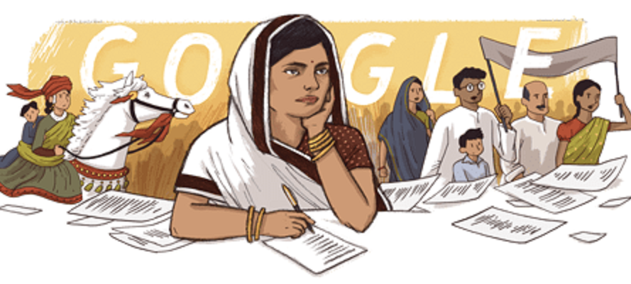 Google doodle on Subhadra Kumari Chauhan
