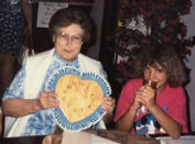This undated image shows writer Tracee M. Herbaugh, right, with her grandmother. Herbaugh grew up on boxed foods made by her grandmother who raised her. (Tracee M. Herbaugh via AP)