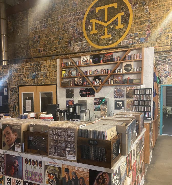 Vinyl Record Rarities' record store at Modern Times in Point Loma. (Photos by Modern Times)