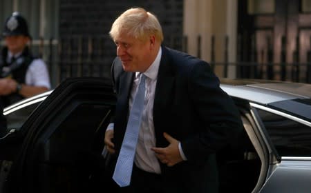 FILE PHOTO: Britain's Prime Minister, Boris Johnson arrives at Downing Street, in London