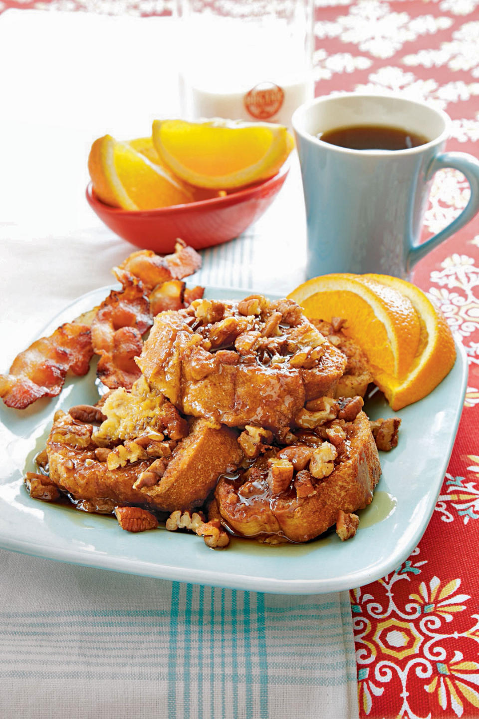 Cinnamon-Pecan Breakfast Bread Pudding