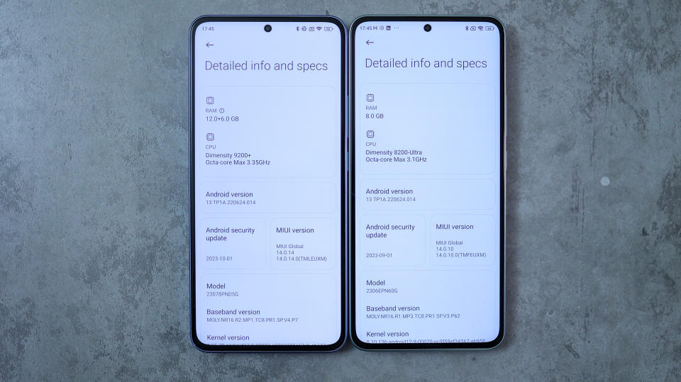 A photo of the Xiaomi 13T and 13T Pro