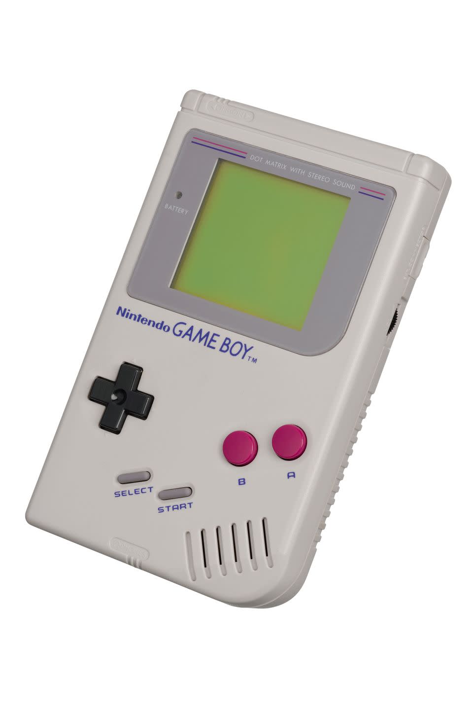 <p>Before we were obsessed with our cell phones, we whiled away the hours on Nintendo's handheld game system, which was first release in the U.S. in 1989. These days, mint condition Game Boys go for hundreds and, if you have a special edition like the <a href="https://go.redirectingat.com?id=74968X1596630&url=http%3A%2F%2Fwww.ebay.com%2Fitm%2FUltra-Rare-Game-Boy-Light-Skeleton-Famitsu-Edition-System-MINT-IN-BOX-S027-%2F291707427749%3Fhash%3Ditem43eb1e1ba5%253Ag%253A4VAAAOSwP%257EtW5IfY&sref=https%3A%2F%2Fwww.countryliving.com%2Fshopping%2Fantiques%2Fg3141%2Fmost-valuable-toys-from-childhood%2F" rel="nofollow noopener" target="_blank" data-ylk="slk:Game Boy Light;elm:context_link;itc:0;sec:content-canvas" class="link ">Game Boy Light</a>, over $1,500. </p><p>Image via <a href="https://commons.wikimedia.org/wiki/User:Evan-Amos/VOGM/GameBoy" rel="nofollow noopener" target="_blank" data-ylk="slk:Evan-Amos/Wikimedia Commons;elm:context_link;itc:0;sec:content-canvas" class="link ">Evan-Amos/Wikimedia Commons</a></p>