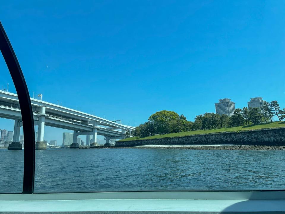 The author was nearly eye-level with the river's water.