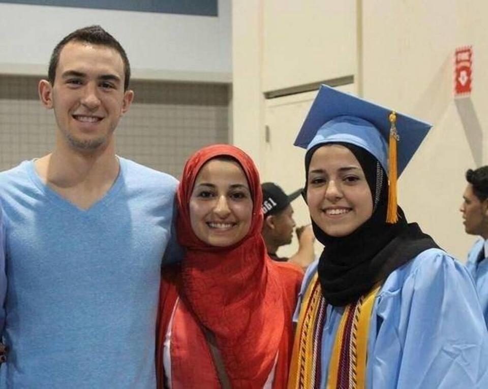 Muslim students Deah Barakat, Yusor Abu-Salha and Razan Abu-Salha were slain last week in Chapel Hill.