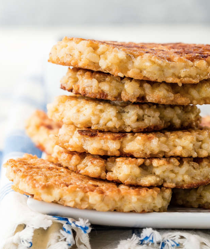 <p>Weelicious</p><p>Brown rice cakes are so dang delicious and easy to make, you'll keep this simple recipe in heavy rotation for your mealtime planning.</p><p><strong>Get the recipe: <a href="https://weelicious.com/rice-cakes/" rel="nofollow noopener" target="_blank" data-ylk="slk:Brown Rice Cakes;elm:context_link;itc:0;sec:content-canvas" class="link ">Brown Rice Cakes</a></strong></p>