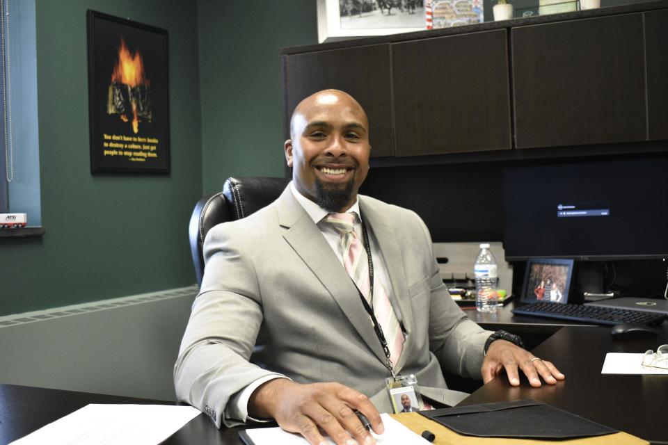 Warley Williams is rounding off his first year as principal of his alma mater, Greater New Bedford Regional Vocational Technical High School.