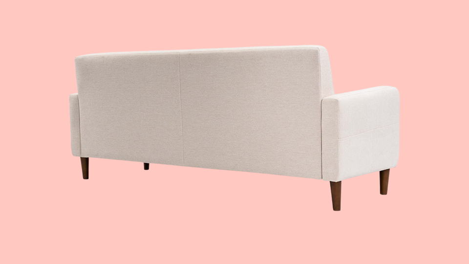 Save big on this mid-century modern sofa right now at Amazon.