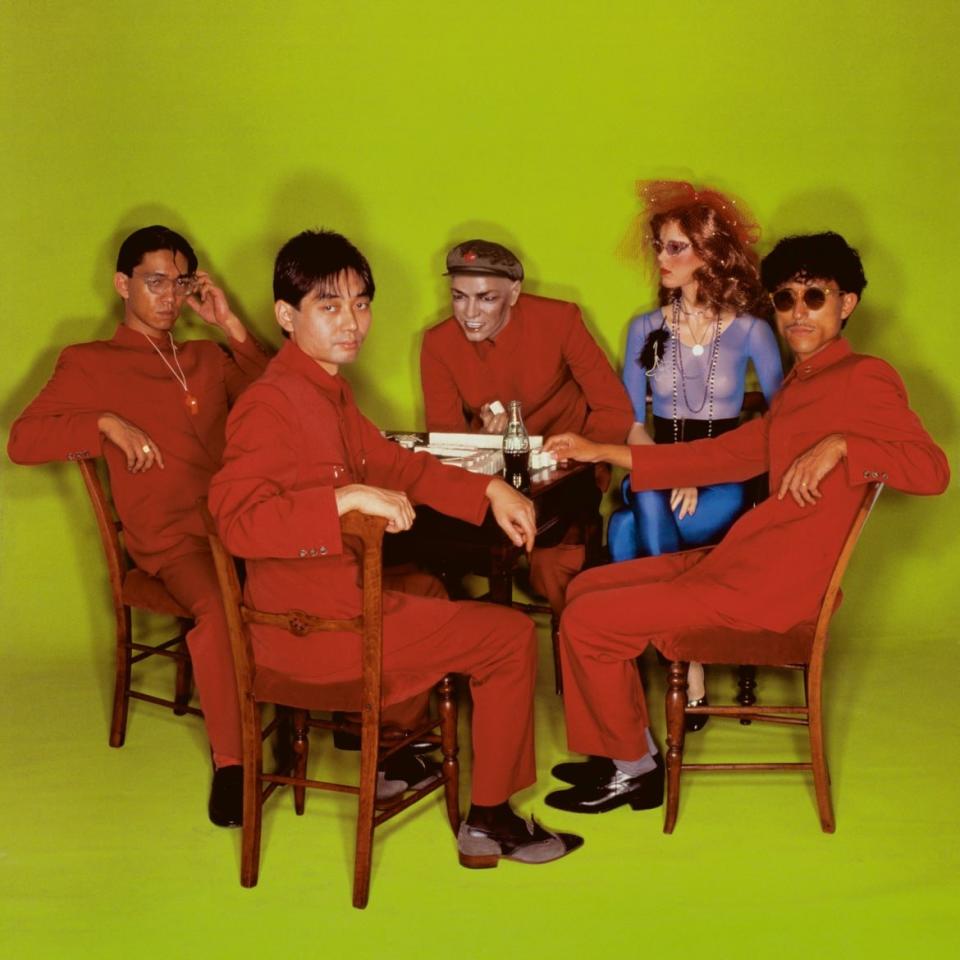 <div class="inline-image__caption"><p>Yellow Magic Orchestra's <em>Solid State Survivor</em> album cover in Tokyo, 1979.</p></div> <div class="inline-image__credit">Sukita</div>