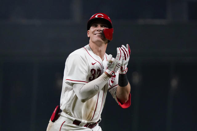 LOS ANGELES, CA - JULY 29: Cincinnati Reds Catcher Tyler