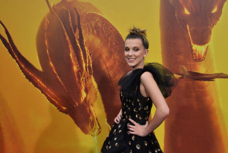 Millie Bobby Brown attends the Los Angeles premiere of "Godzilla: King of the Monsters" in 2019. File Photo by Jim Ruymen/UPI