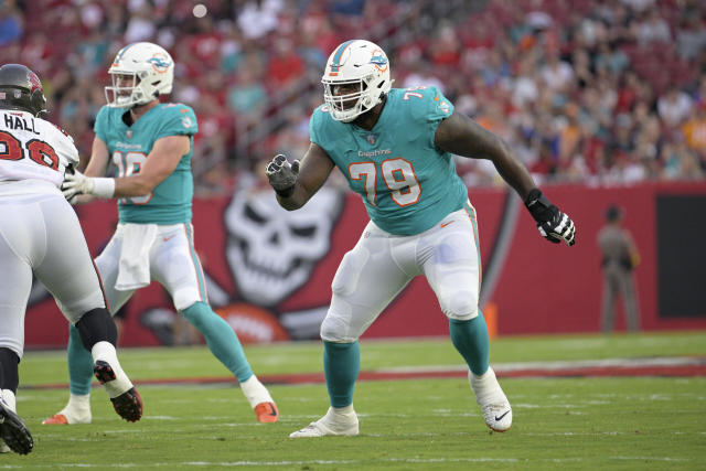 Dolphins lose practice squad OT Larnel Coleman, sign OT Grant Hermanns