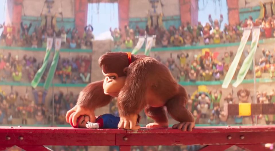 New Super Mario Bros. Movie Trailer Introduces Seth Rogen's Donkey Kong — and a Peek at Rainbow Road