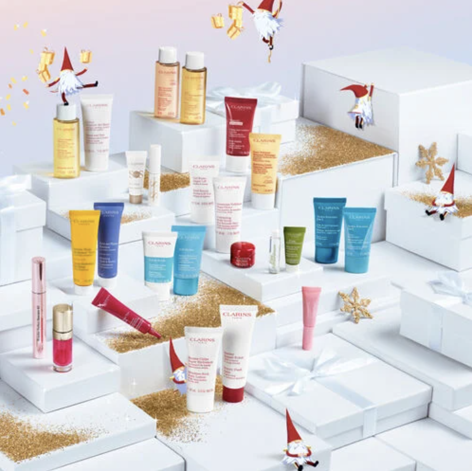 聖誕倒數月曆2023｜37折入手Clarins 12／24日Advent Calendar！12件美妝護膚小禮物只需$570 