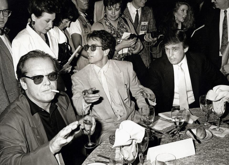 Jack Nicholson, Warren Beatty, and Donald Trump