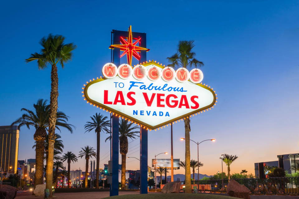 <p>Get in the gambling spirit with a trip to casino central aka Las Vegas. <a rel="nofollow noopener" href="https://www.americansky.co.uk/nevada-holidays/las-vegas" target="_blank" data-ylk="slk:American Sky;elm:context_link;itc:0;sec:content-canvas" class="link ">American Sky</a> are offering a choice of short and long Vegas breaks with three nights at the Excalibur Hotel & Casino setting you back only £979 per person. Flights included.<br><br></p>