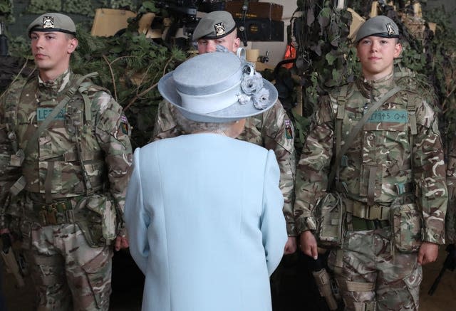 Royal visit to Leuchars