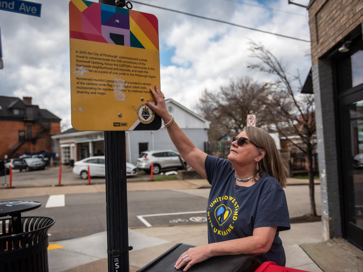 Kozachenko is vocal about her views on progressive policies, including access to abortion and continued U.S. support for Ukraine. (sarah huny young for NBC News)