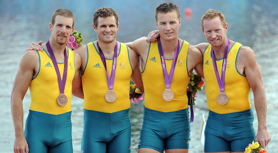 The Australian men's rowing team