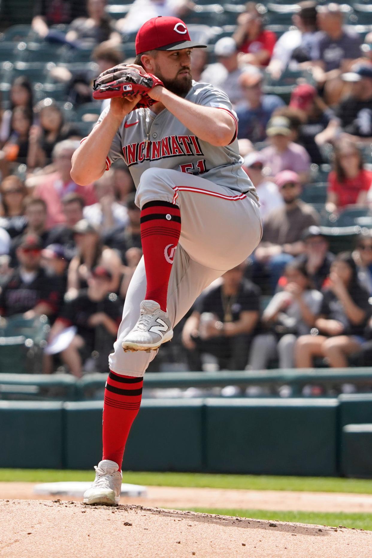 Graham Ashcraft will take a 2-1 record and 4.15 ERA to the mound against the Angels in Game 2 of the series at Great American Ball Park Saturday night.