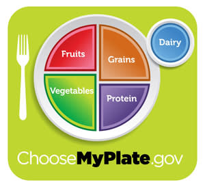MyPlate, the USDA's new graphic of a balanced meal, has replaced the food pyramid. 