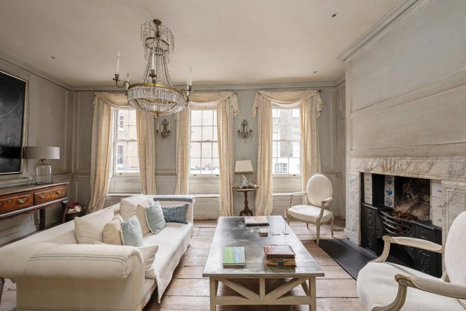 The interiors of the Holland Street townhouse have been decorated in the Gustavian style (Wilfords)