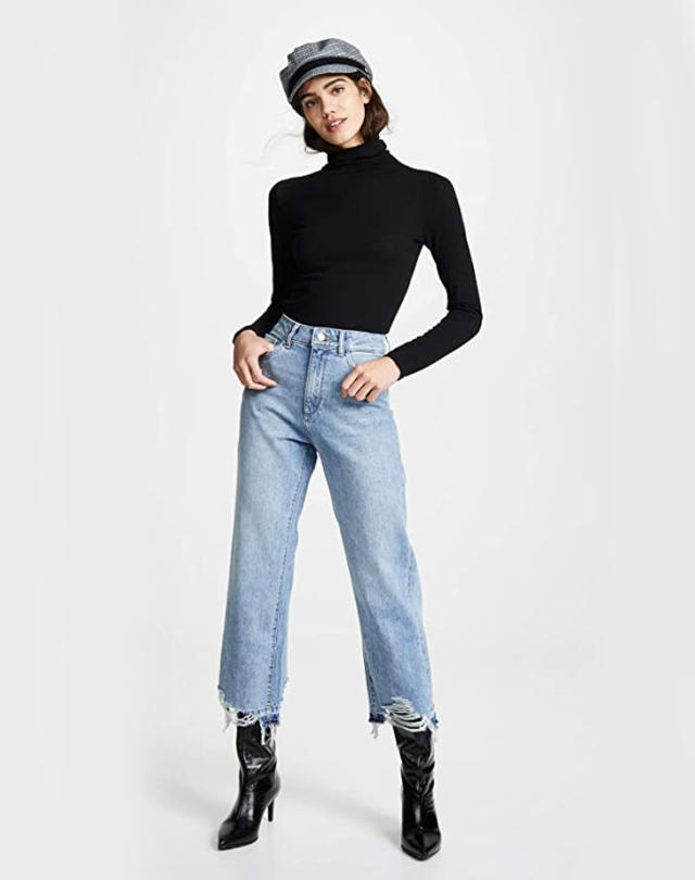 ZARA Medium Wash Denim High Waisted Wide Legs (4) – The Thrifty Hippy