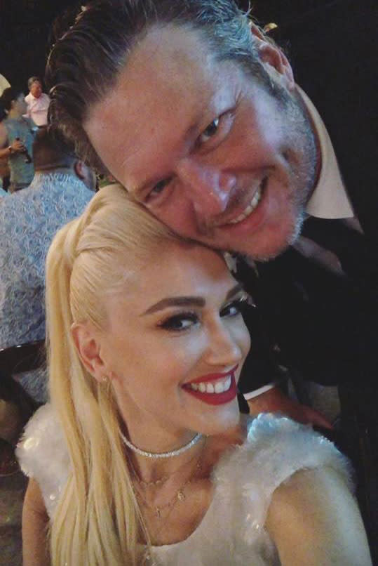 Gwen Stefani and Blake Shelton