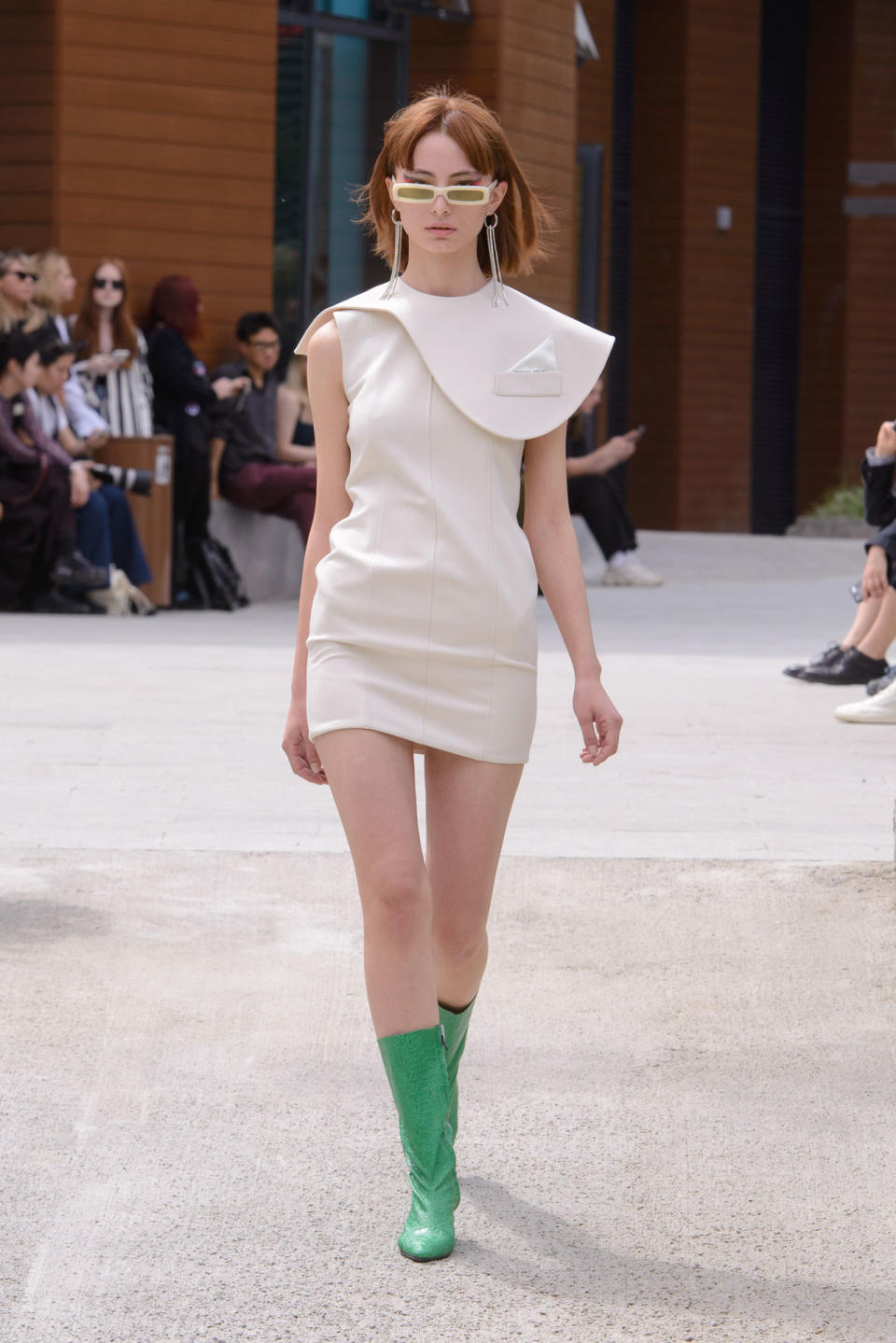 A model walks in George Keburia’s runway show in May during Mercedes-Benz Fashion Week in Tbilisi. (Photo: Courtesy of George Keburia/Mercedes Benz Fashion Week Tbilisi)