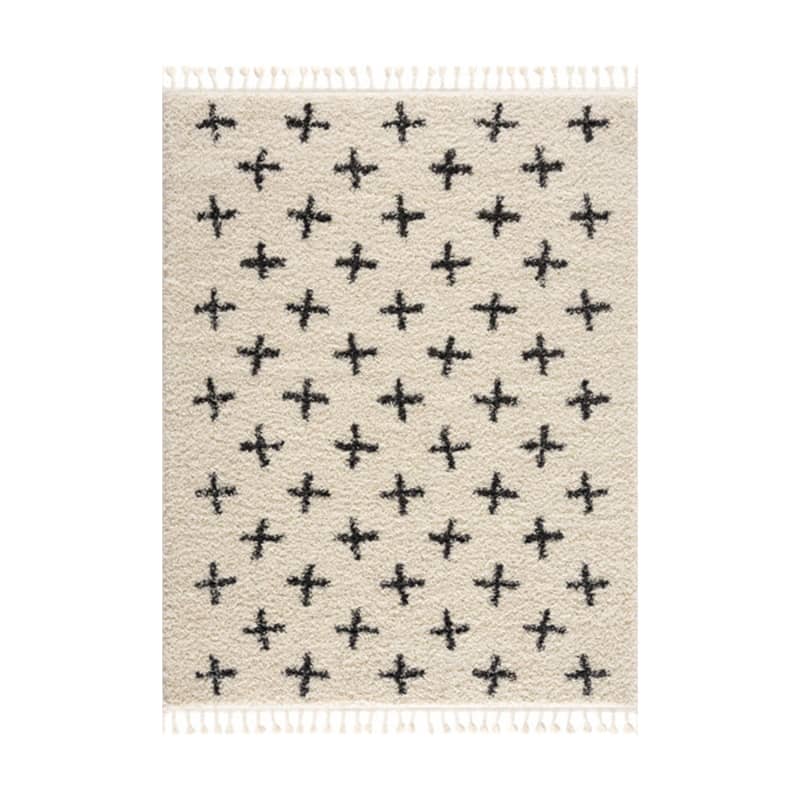 Alstead Shag Area Rug, 5'x7'