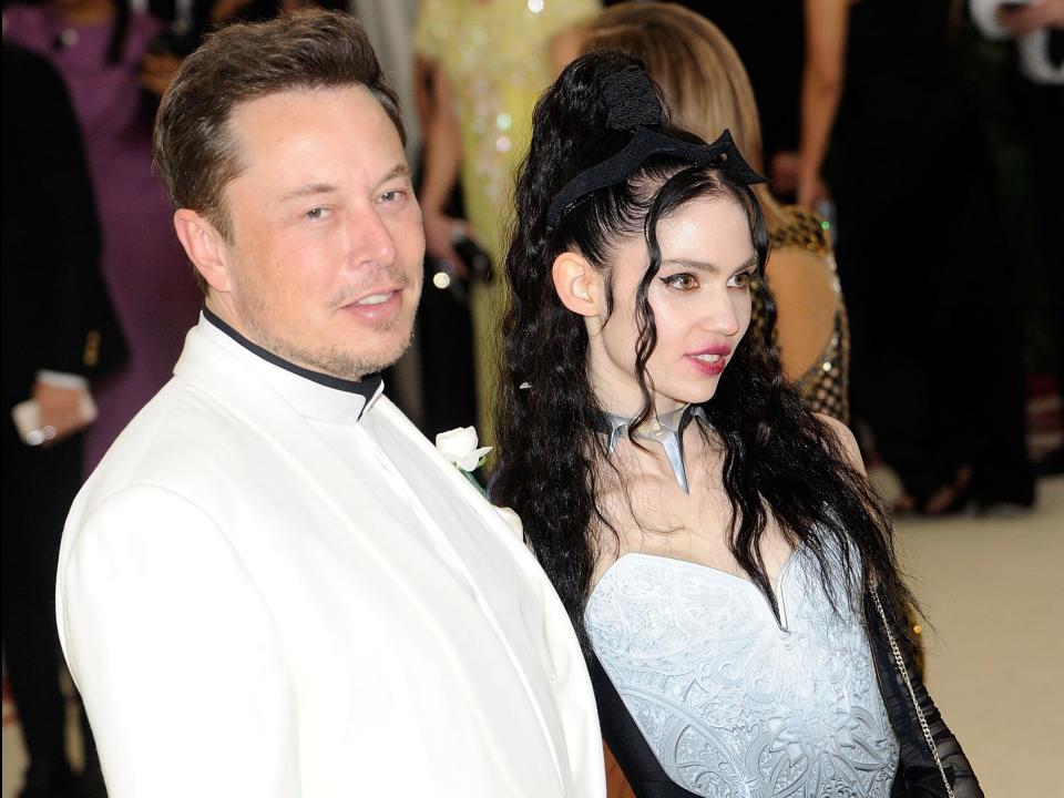 Elon Musk and Grimes attend Heavenly Bodies: Fashion & The Catholic Imagination Costume Institute Gala a the Metropolitan Museum of Art in New York City.