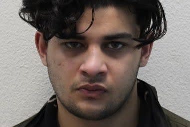 <p>Rashiq stole the woman’s phone</p> (Metropolitan Police)