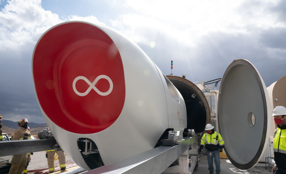 Virgin hopes that the pods will one day travel at 1,000kph (Virgin) 