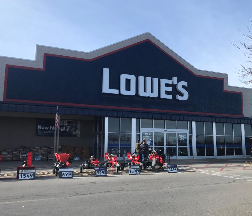 Pictured is the Lowe's on Richmond Avenue in Staunton.