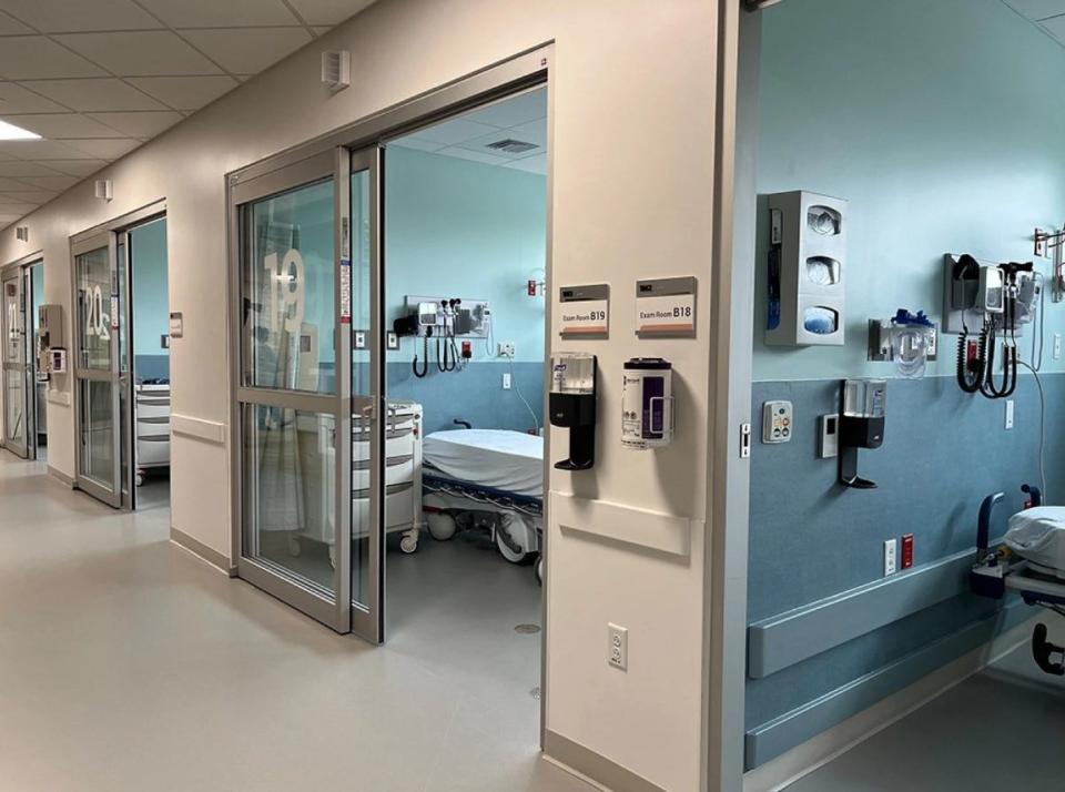 Elliot Hospital in Manchester opened a new emergency department this year. It includes airflow upgrades and other infection-control systems.