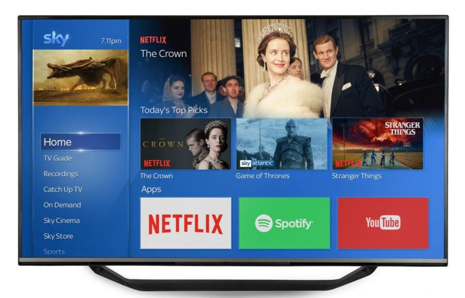 Sky customers can now watch Netflix via their Sky Q set-top boxes. The