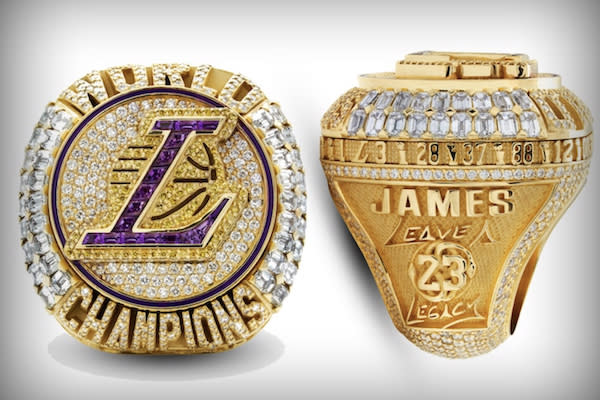 LAkers bague champion NBA