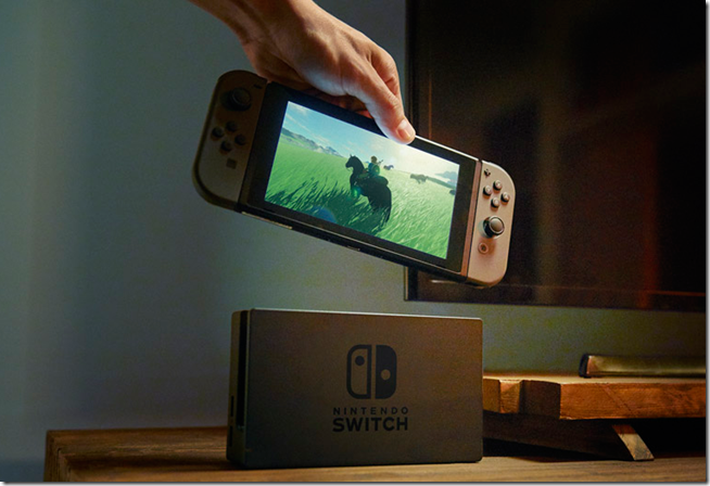 家機掌機合而為一　任天堂新主機Nintendo Switch明年3月發售