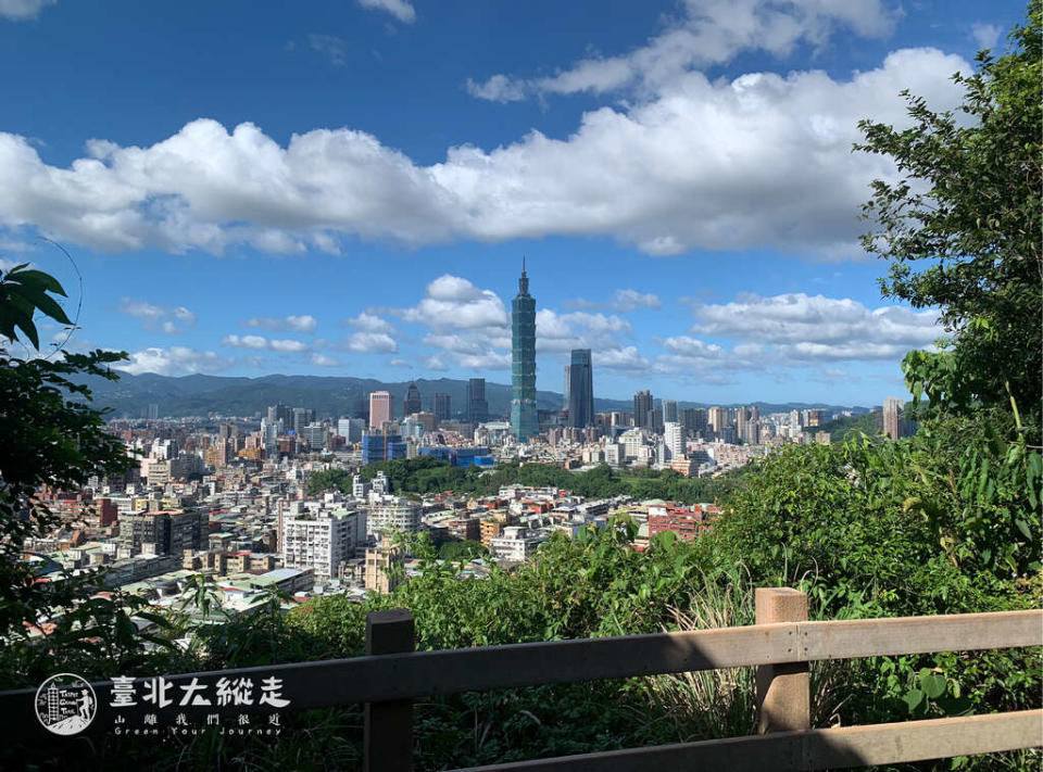 登上福州山觀景台，台北市景盡收眼底。   圖：台北觀傳局／提供