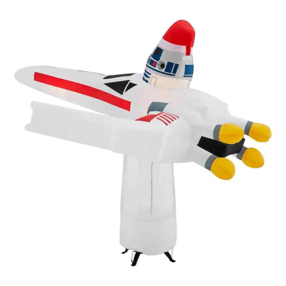 outdoor christmas decorations star wars x wing