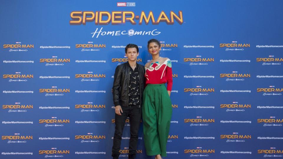 barcelona, spain june 18 the stars and filmmakers of spider man homecoming, actors tom holland, zendaya and director jon watts appear in barcelona on the occasion of the cineeurope event on june 18, 2017 in barcelona, spain photo by robert marquardtgetty images for sony pictures